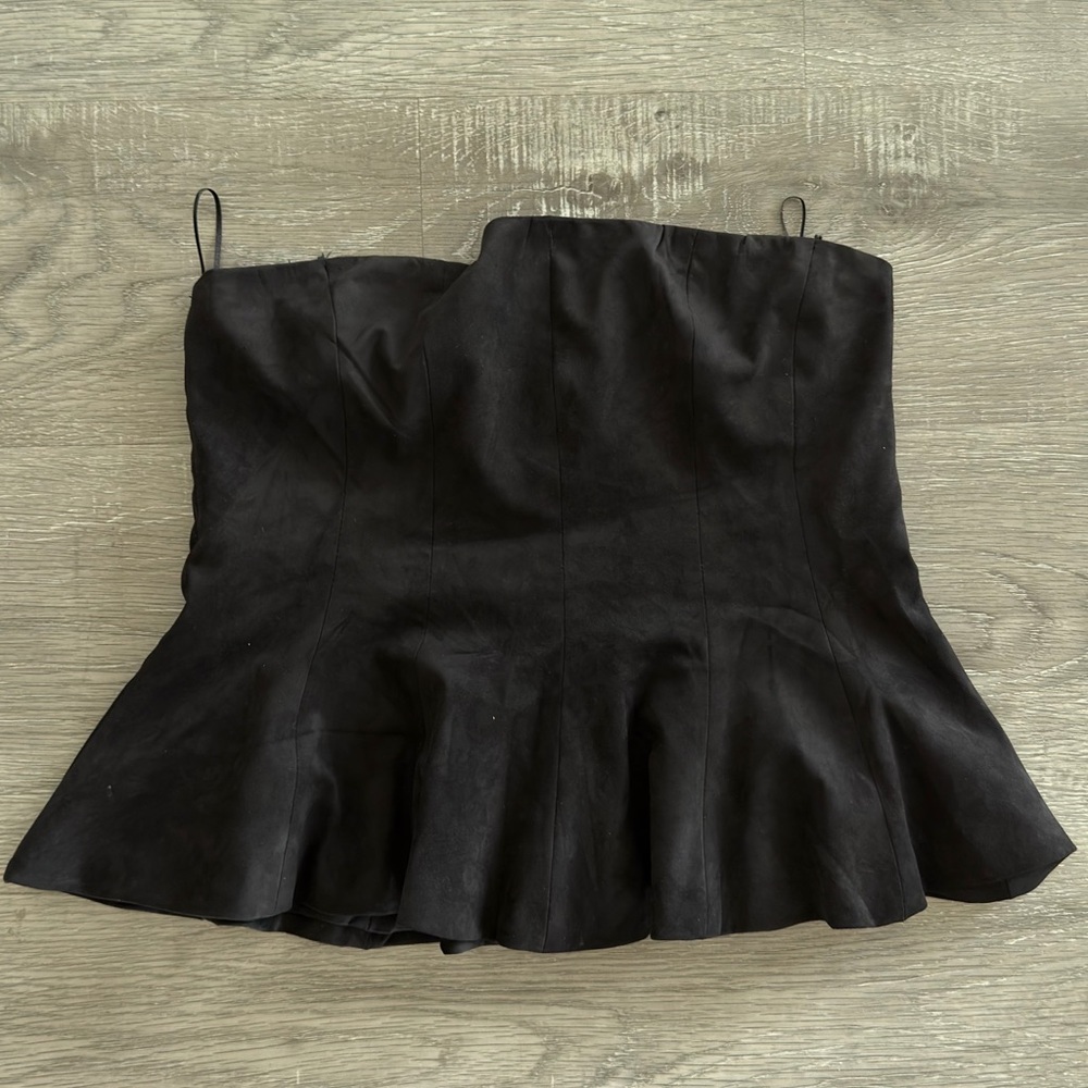 New Elegant Black Women's Strapless Top